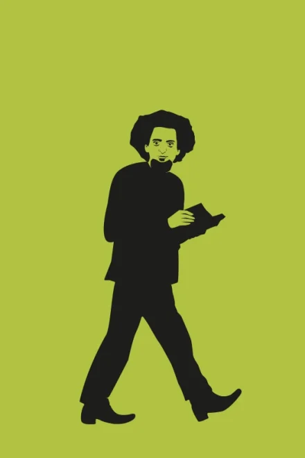 Vector portrait of Perec