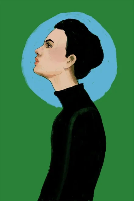 illustration of a woman